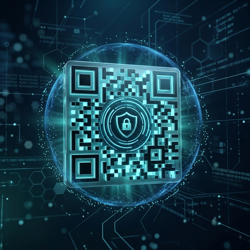 Secure Static QR Code Illustration